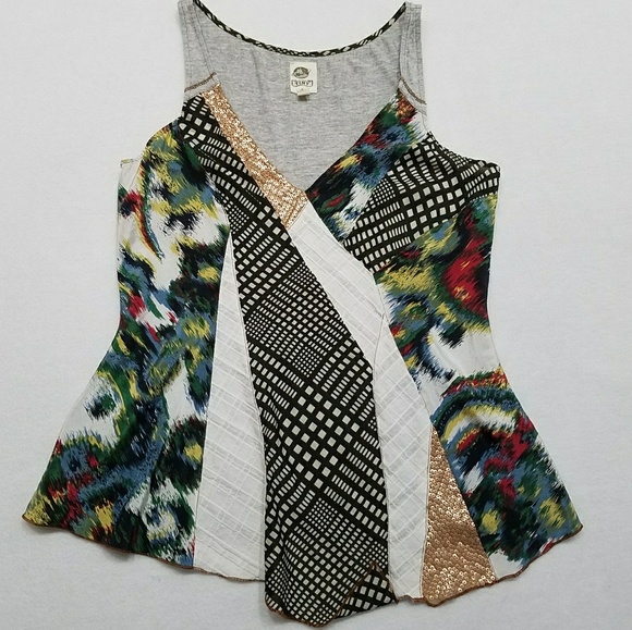 Anthropologie Tops - Anthropologie Tiny asymmetrical tank